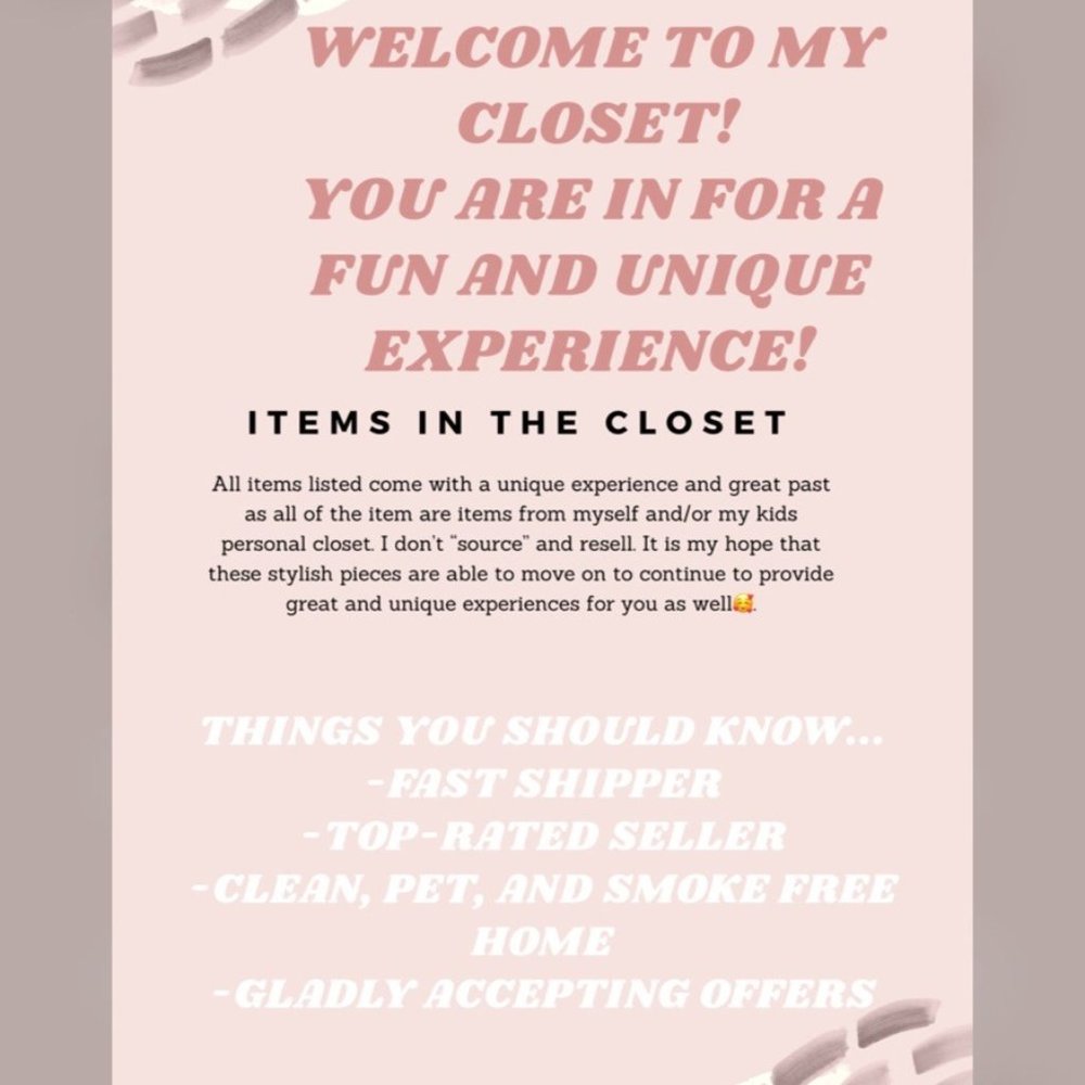 Meet your Posher who accepts all reasonable offers